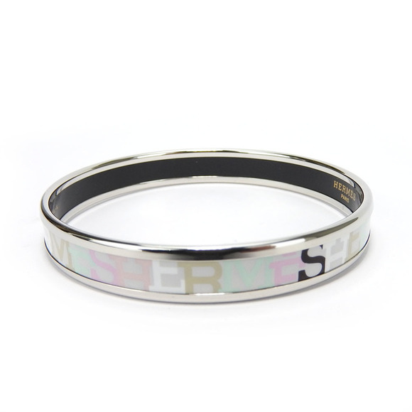 Hermes Hermes Enamel Metal Bangle Multicolor Metal Bangle - Picture 3 of 10